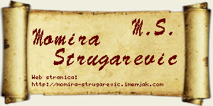 Momira Strugarević vizit kartica